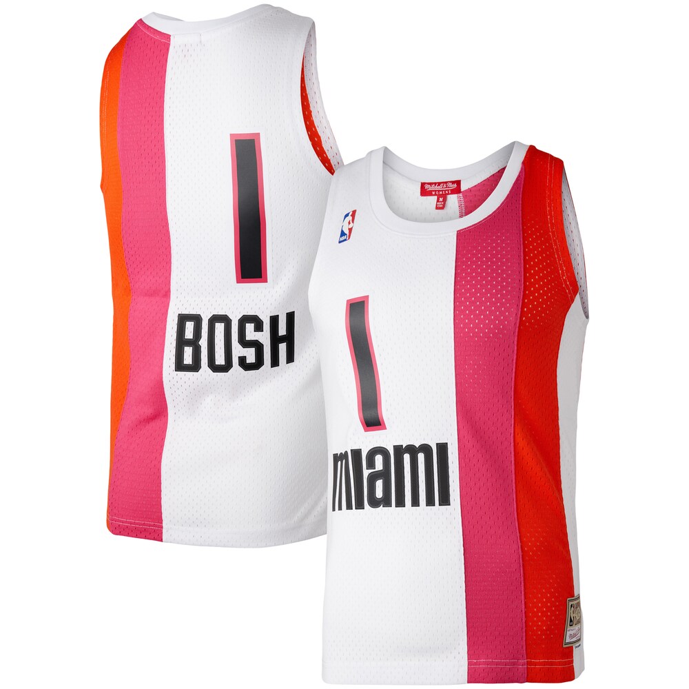 Chris Bosh Miami Heat Mitchell & Ness Women's Hardwood Classics 2011/12 Swingman Jersey - White