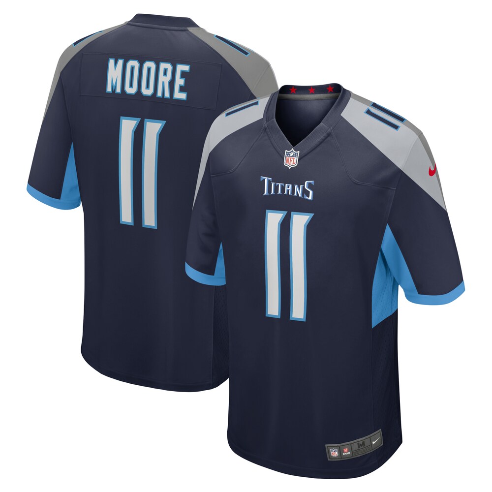 Chris Moore Tennessee Titans Nike  Game Jersey -  Navy