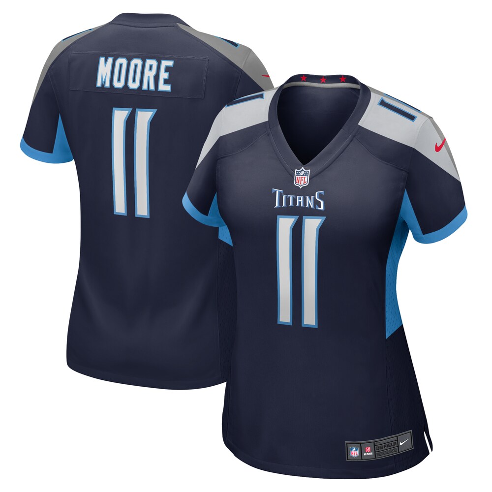 Chris Moore Tennessee Titans Nike Women's  Game Jersey -  Navy