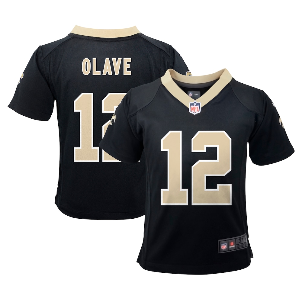 Chris Olave New Orleans Saints Toddler Game Jersey - Black