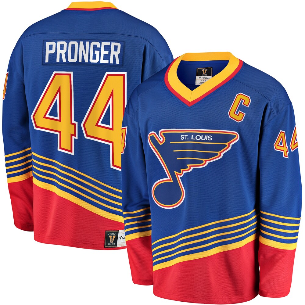 Chris Pronger St. Louis Blues Fanatics Breakaway Retired Player Jersey | Blue