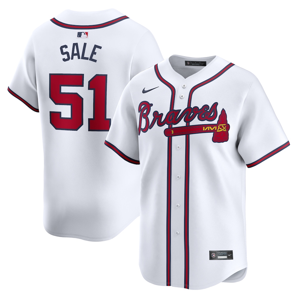 Chris Sale Atlanta Braves Home Limited Player Jersey | White