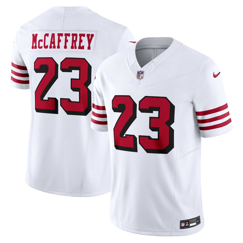 Christian McCaffrey San Francisco 49ers Vapor F.U.S.E. Limited 2nd Alternate Jersey - White