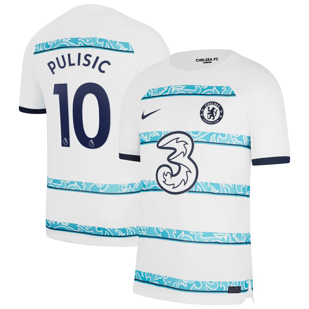 Christian Pulisic Chelsea Nike 2022/23 Away Breathe Stadium Replica Player Jersey - White