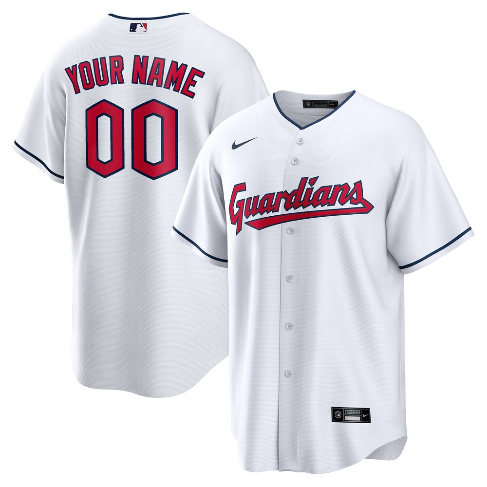 Cleveland Guardians Replica Custom Jersey | White