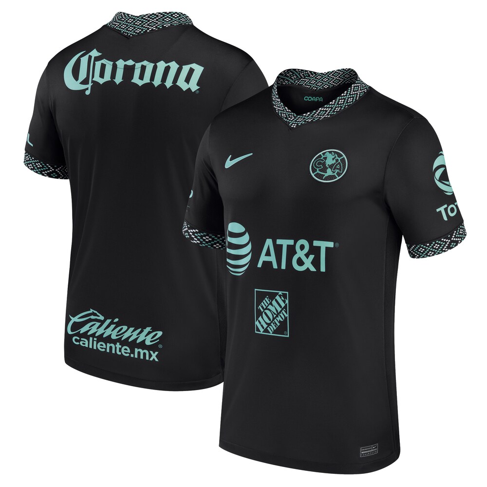 Club America Nike 2021/22 Third Replica Jersey - Black
