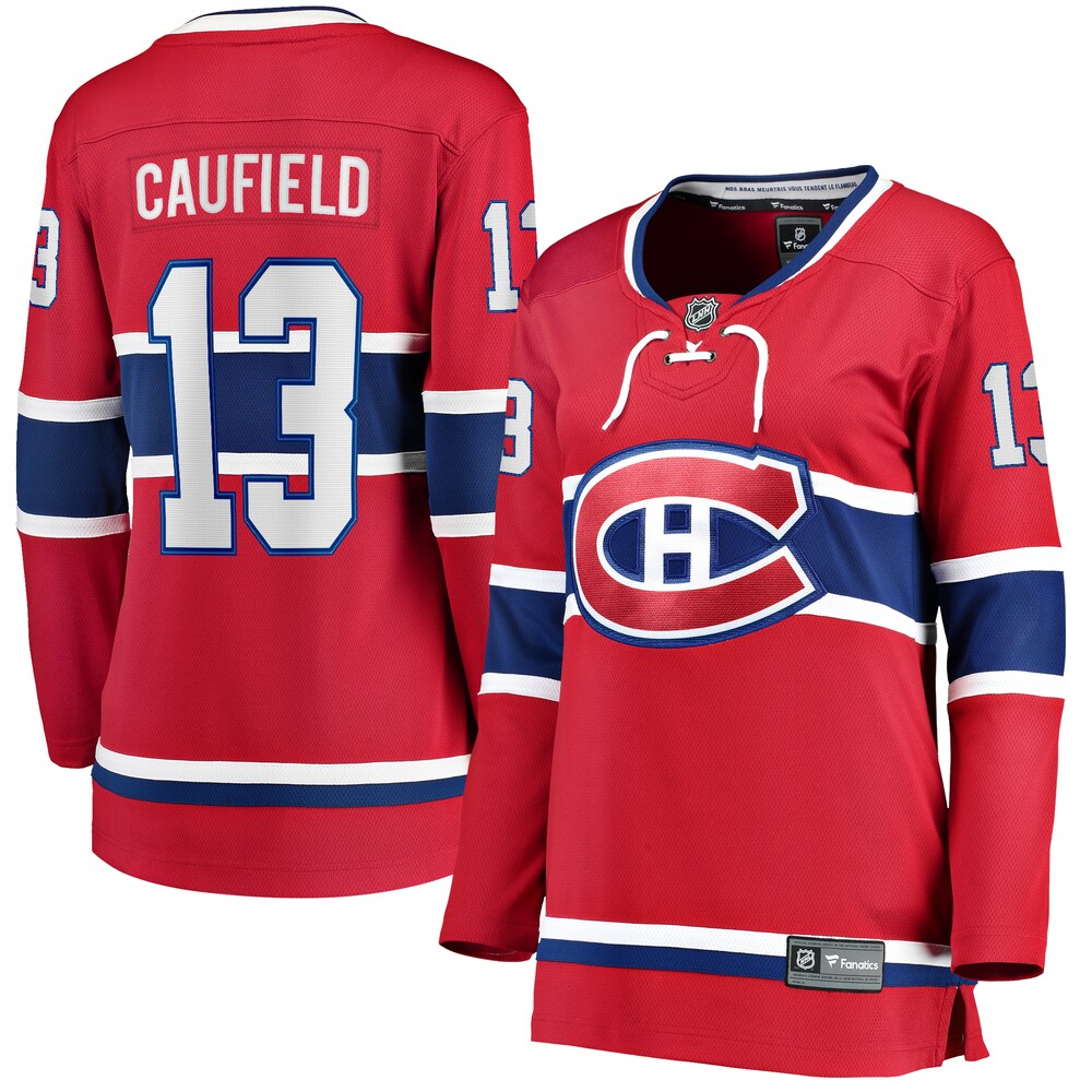 Cole Caufield Montreal Canadiens Fanatics Women's Home Home Premier Breakaway Player Jersey - Red