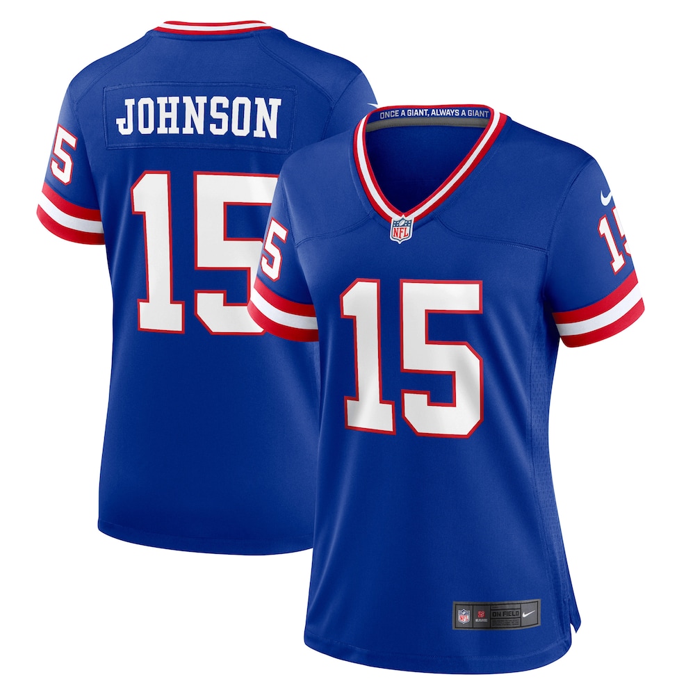 Collin Johnson New York Giants Women's Classic Player Game Jersey | Royal