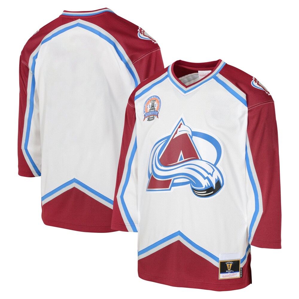 Colorado Avalanche Mitchell & Ness Youth 2000 Blue Line Player Jersey - Blue