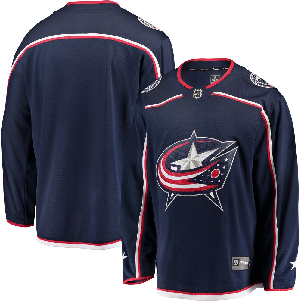 Columbus Blue Jackets Fanatics Breakaway Home Jersey - Navy