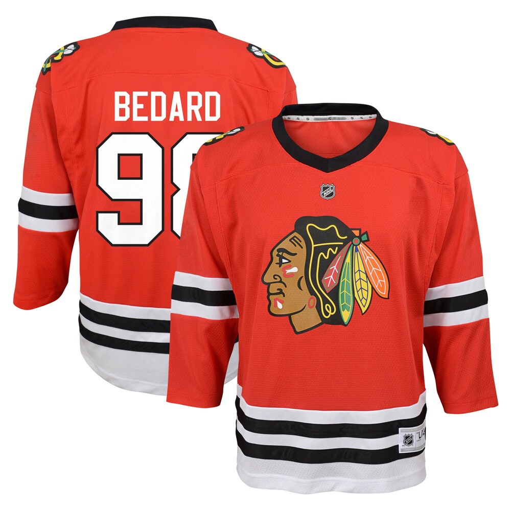 Connor Bedard Chicago Blackhawks Youth Home Replica Player Jersey - Red