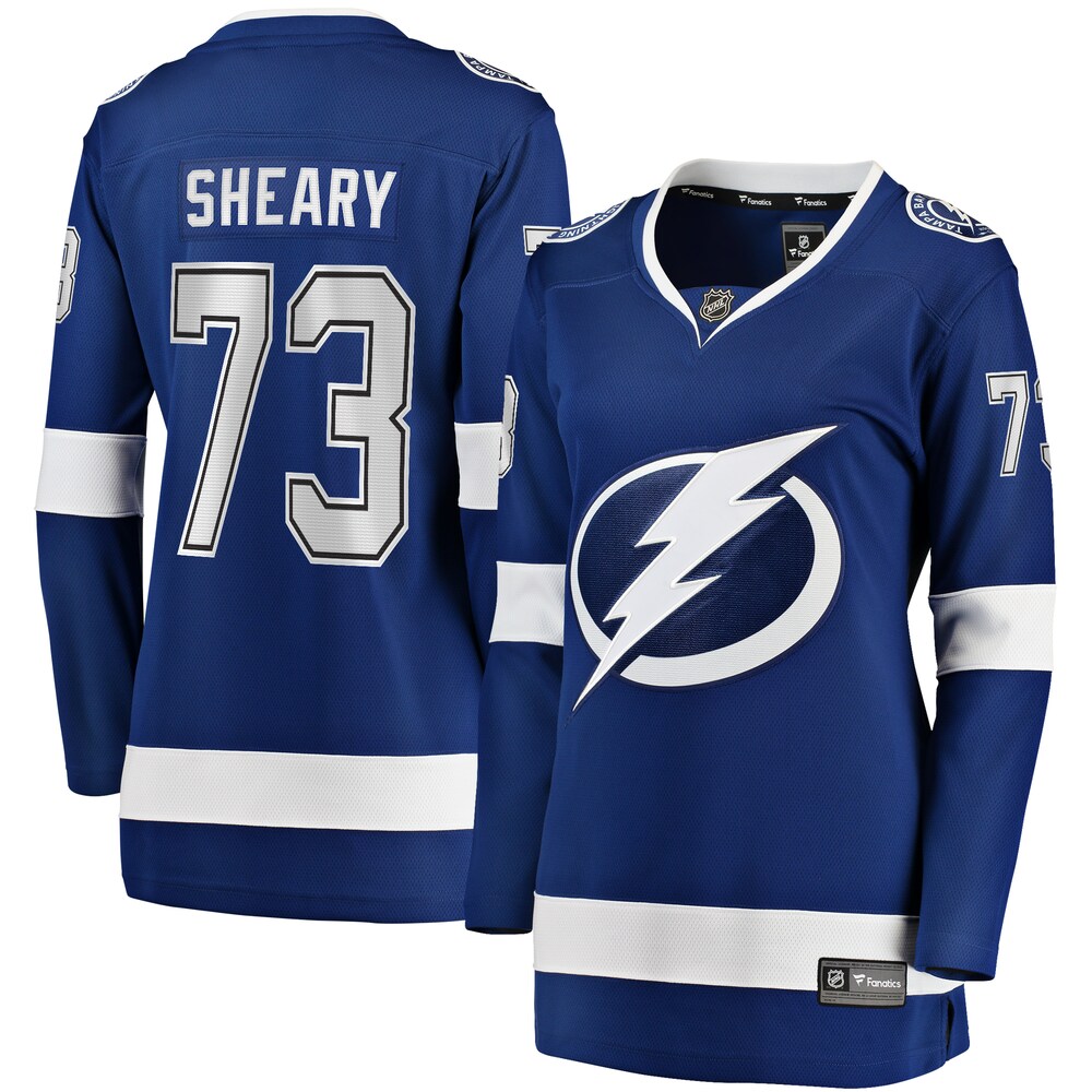Conor Sheary Tampa Bay Lightning Fanatics Branded Women's Home Breakaway Player Jersey - Blue