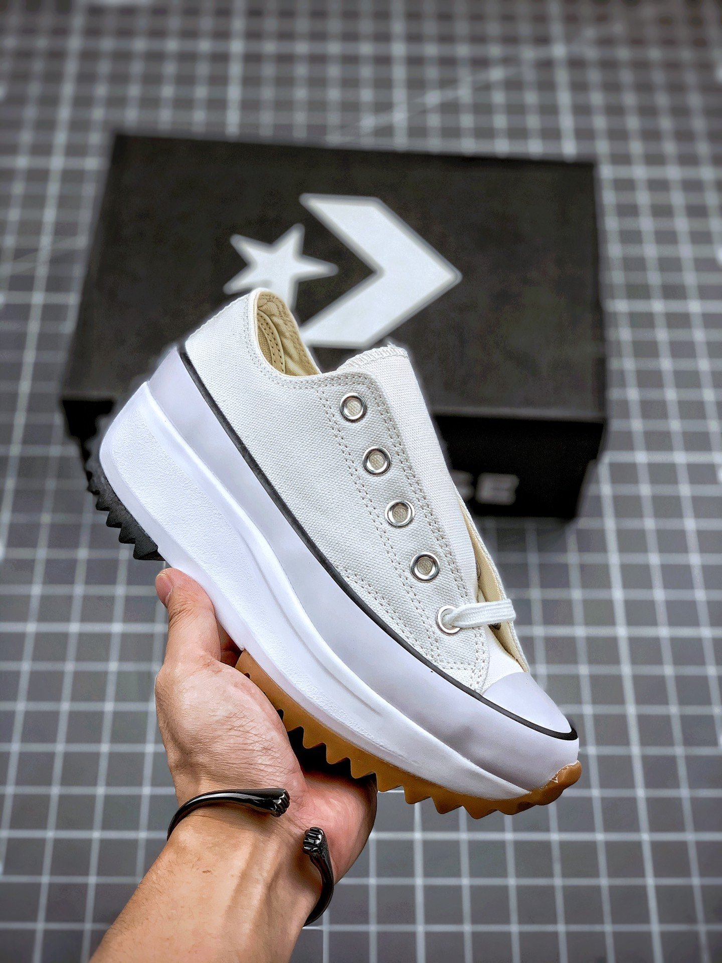Converse Run Star Hike Low Top White 168817C Shoes