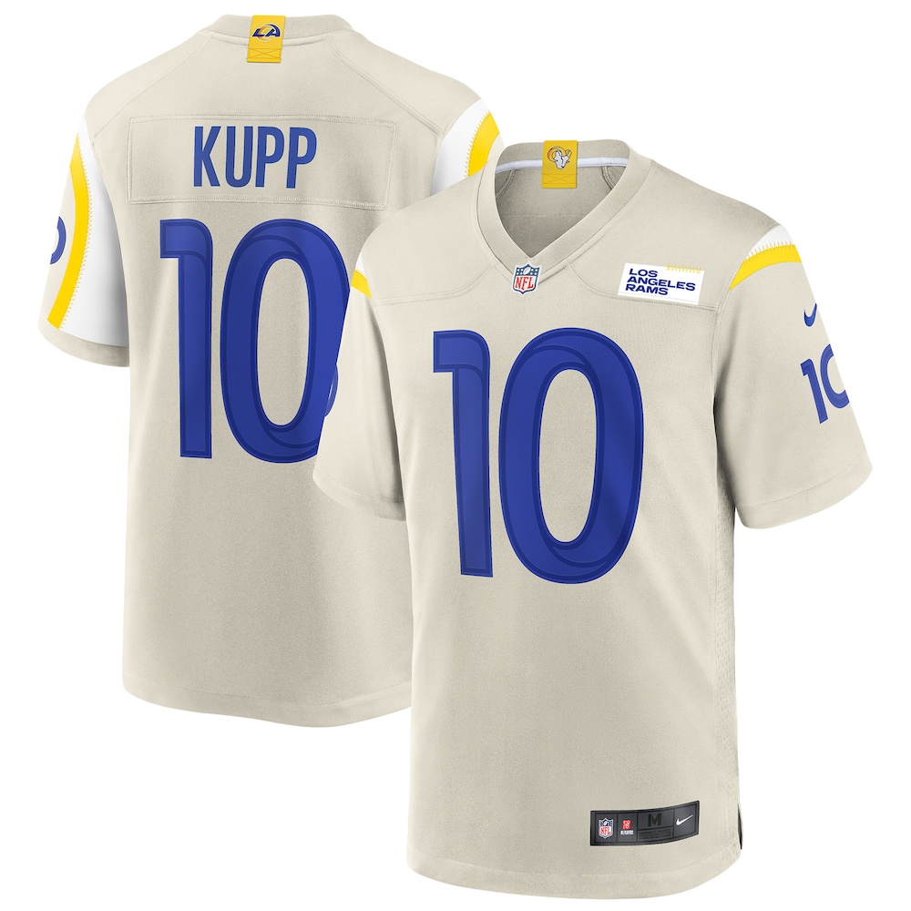 Cooper Kupp Los Angeles Rams Game Jersey - Bone