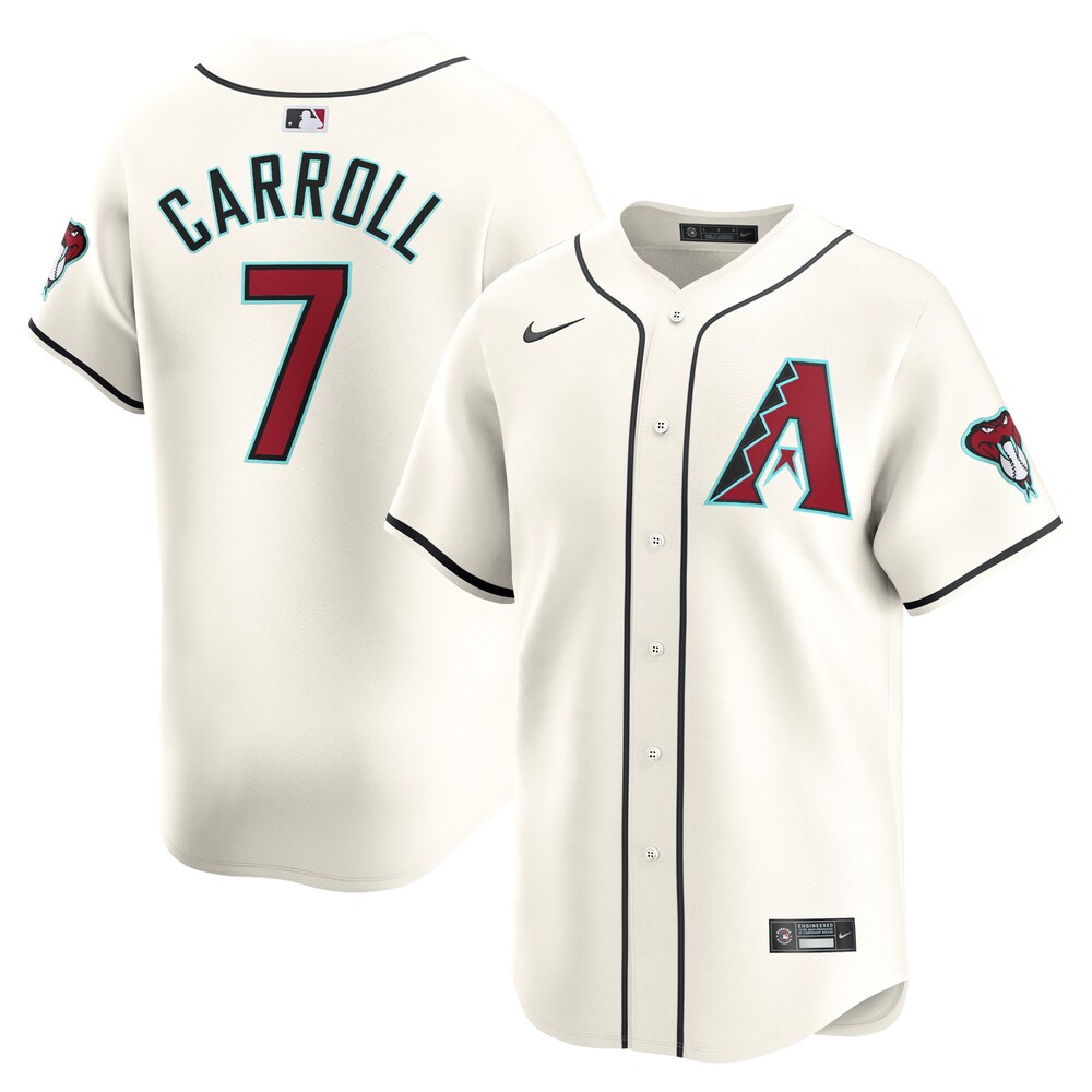 Corbin Carroll Arizona Diamondbacks Nike Home Limited Player Jersey - White