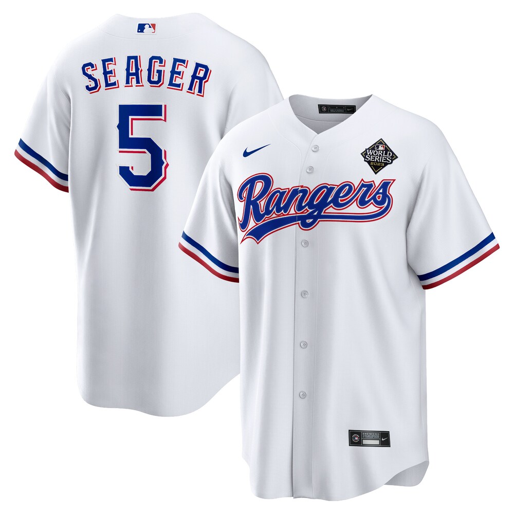 Corey Seager Texas Rangers Nike 2023 World Series Replica Player Jersey - White