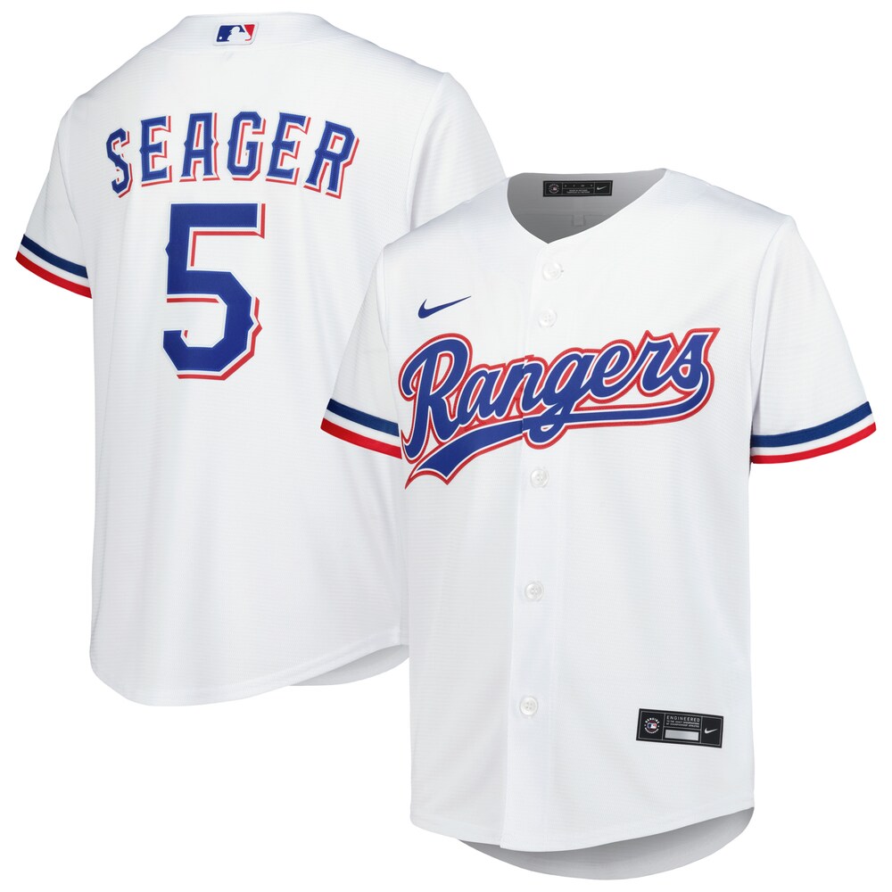 Corey Seager Texas Rangers Youth Home Replica Player Jersey | White