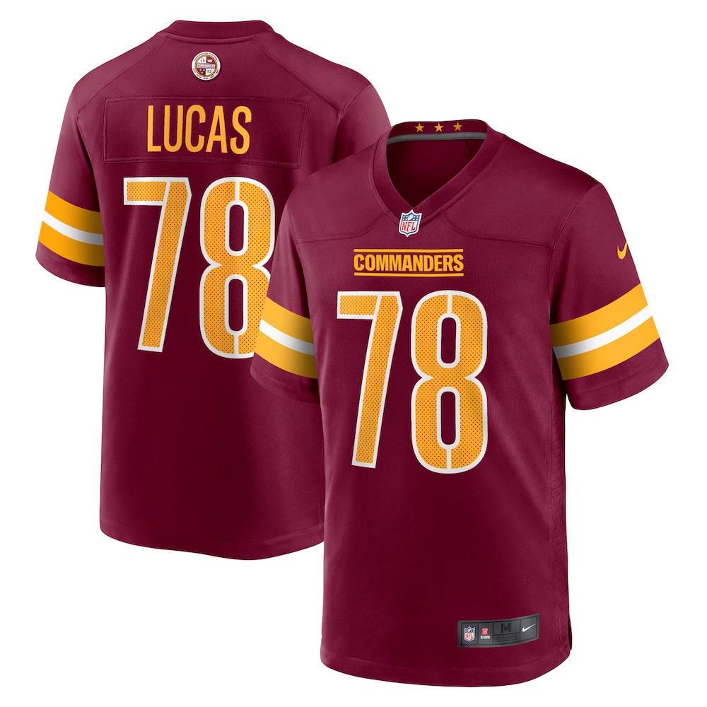 Cornelius Lucas Washington Commanders  Game Jersey |  Burgundy