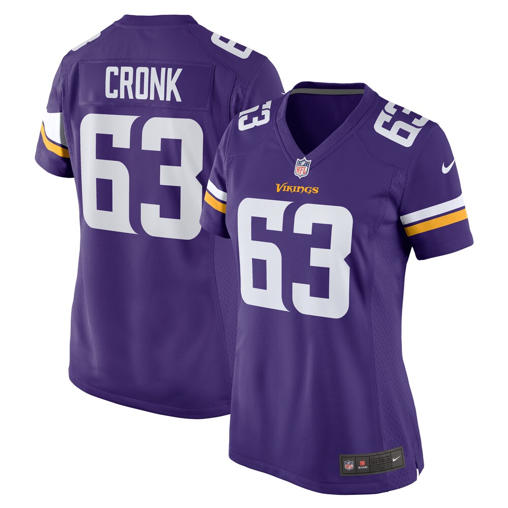 Coy Cronk Minnesota Vikings Nike Women's Team Game Jersey -  Purple