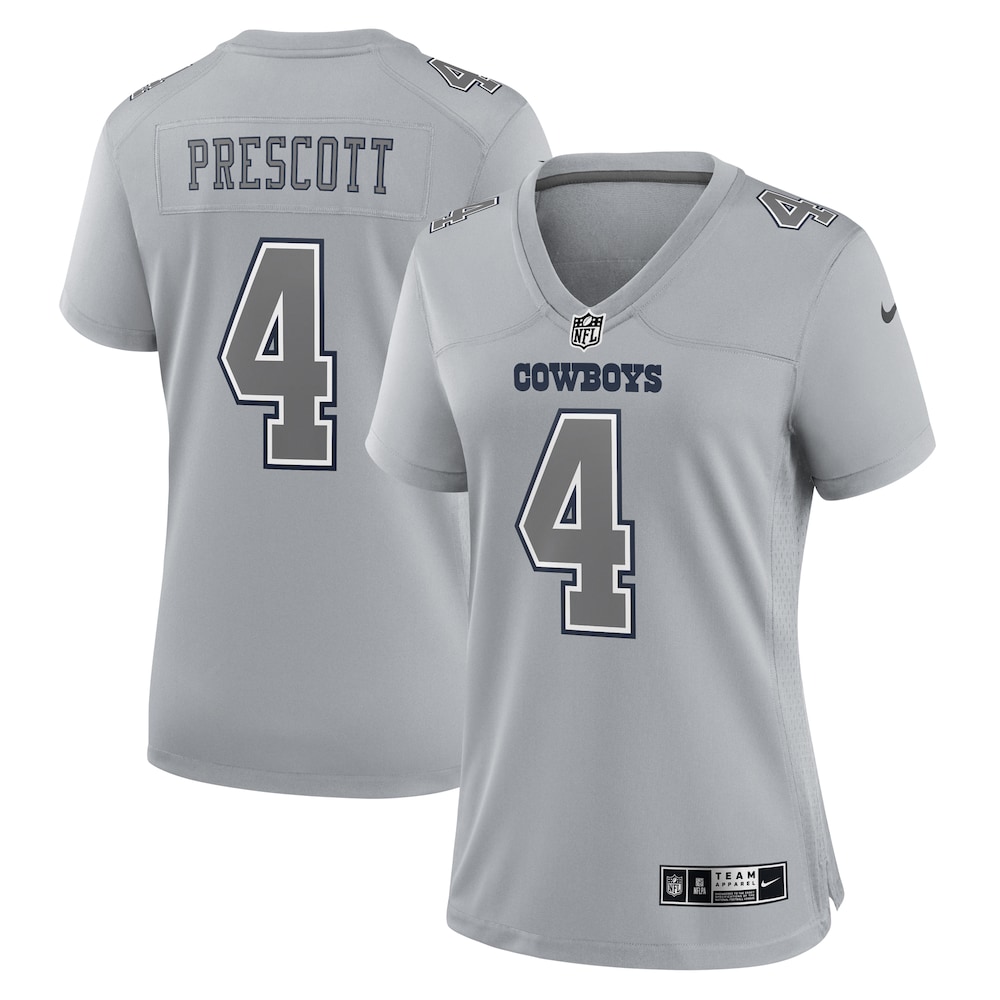 Dak Prescott Dallas Cowboys Women's Atmosphere Fashion Game Jersey - Gray