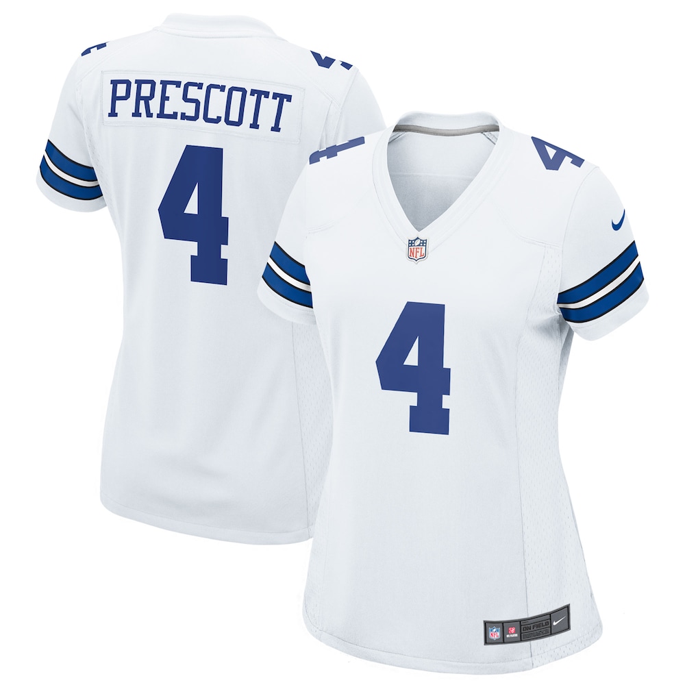 Dak Prescott Dallas Cowboys Women's Team Game Jersey | White