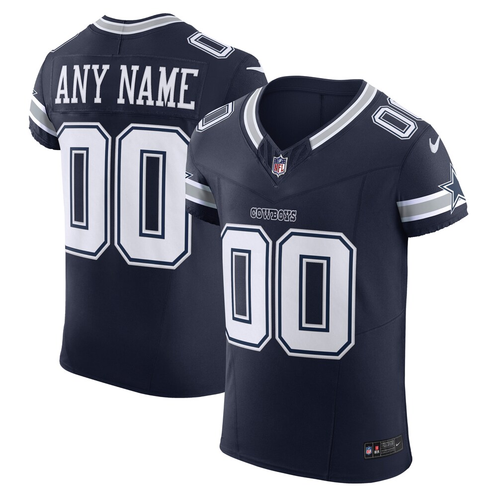 Dallas Cowboys Vapor F.U.S.E. Elite Custom Jersey | Navy