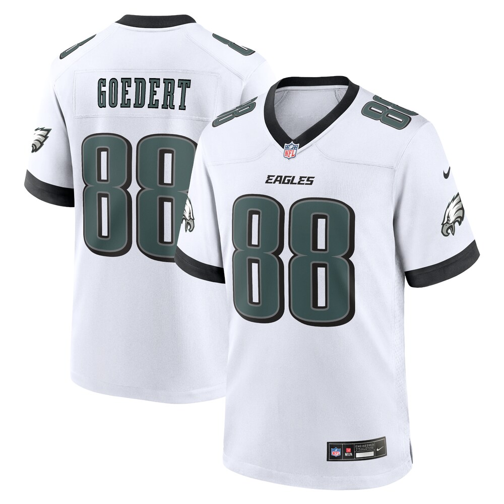 Dallas Goedert Philadelphia Eagles White Game Jersey - White