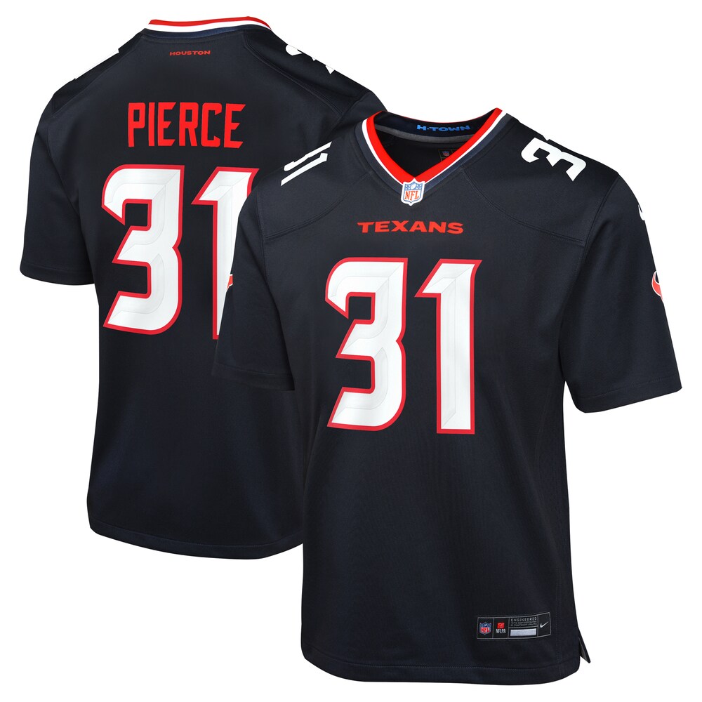 Dameon Pierce Houston Texans Youth Game Jersey | Navy