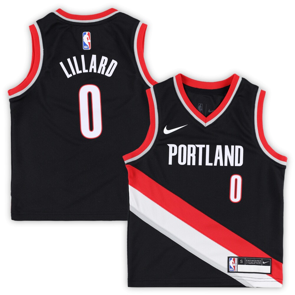 Damian Lillard Portland Trail Blazers Nike Preschool Swingman Player Jersey - Icon Edition - Black
