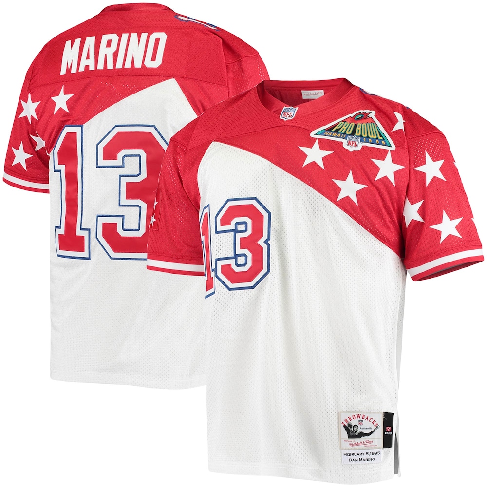 Dan Marino AFC Mitchell x Ness 1994 Pro Bowl Authentic Jersey | White/Red