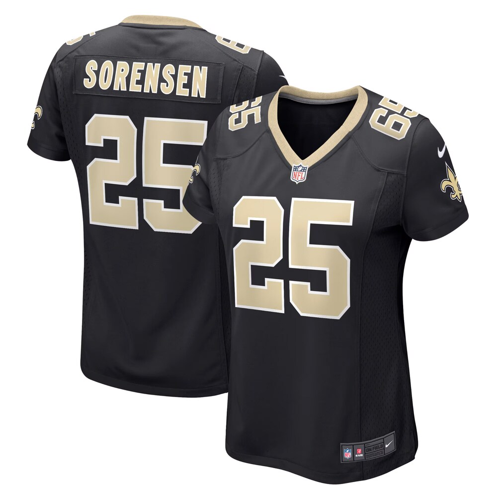 Daniel Sorensen New Orleans Saints Women's Player Game Jersey | Black