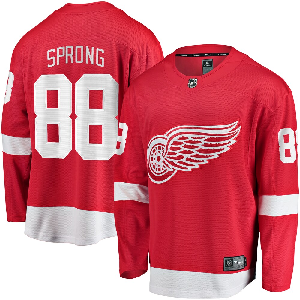 Daniel Sprong Detroit Red Wings Fanatics Branded Home Breakaway Jersey - Red