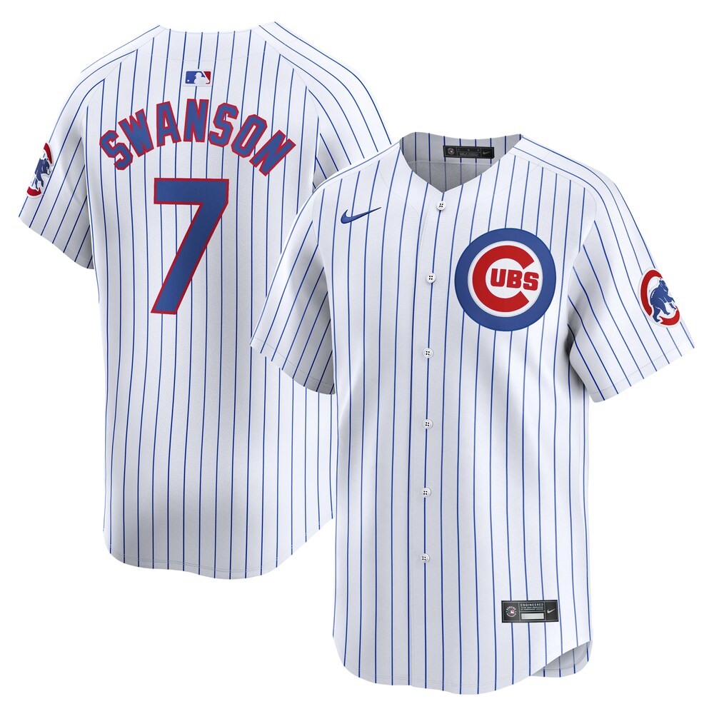 Dansby Swanson Chicago Cubs Youth Home Limited Player Jersey - White