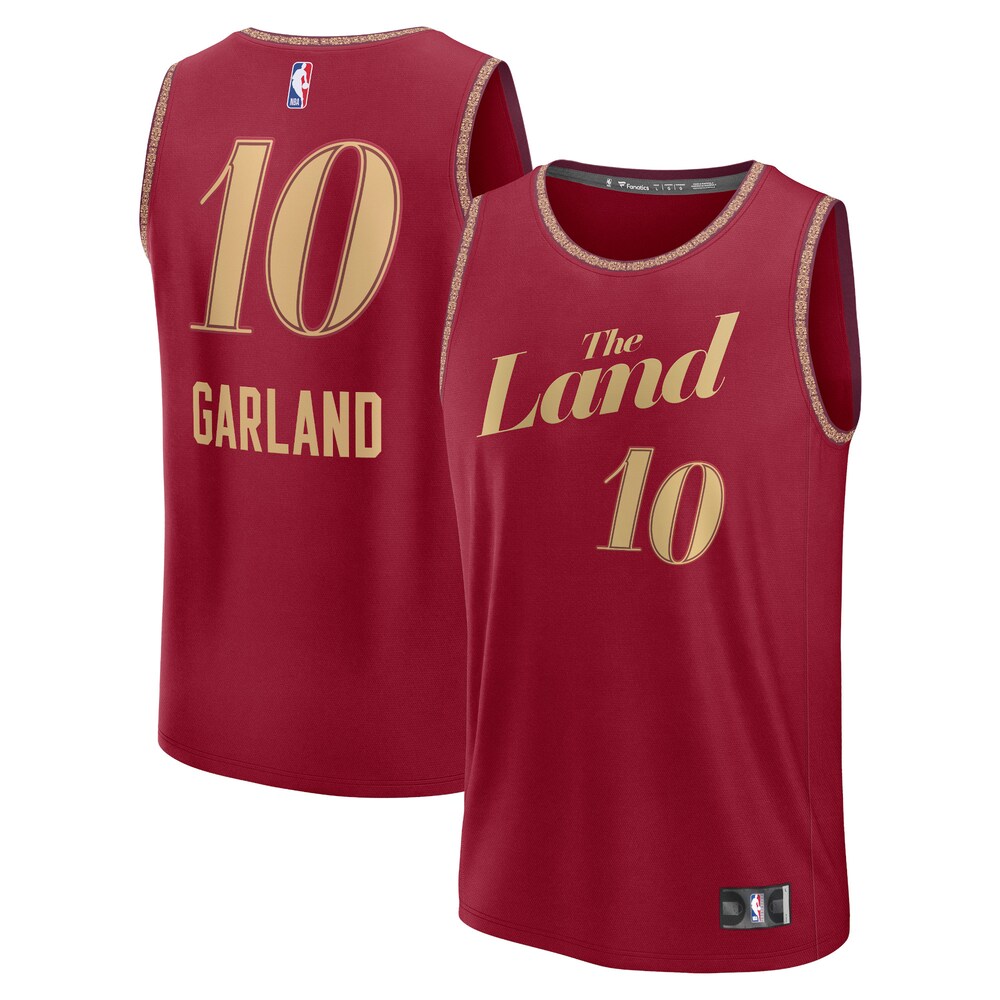 Darius Garland Cleveland Cavaliers Fanatics Branded Unisex 2023/24 Fast Break Jersey - Wine - City Edition