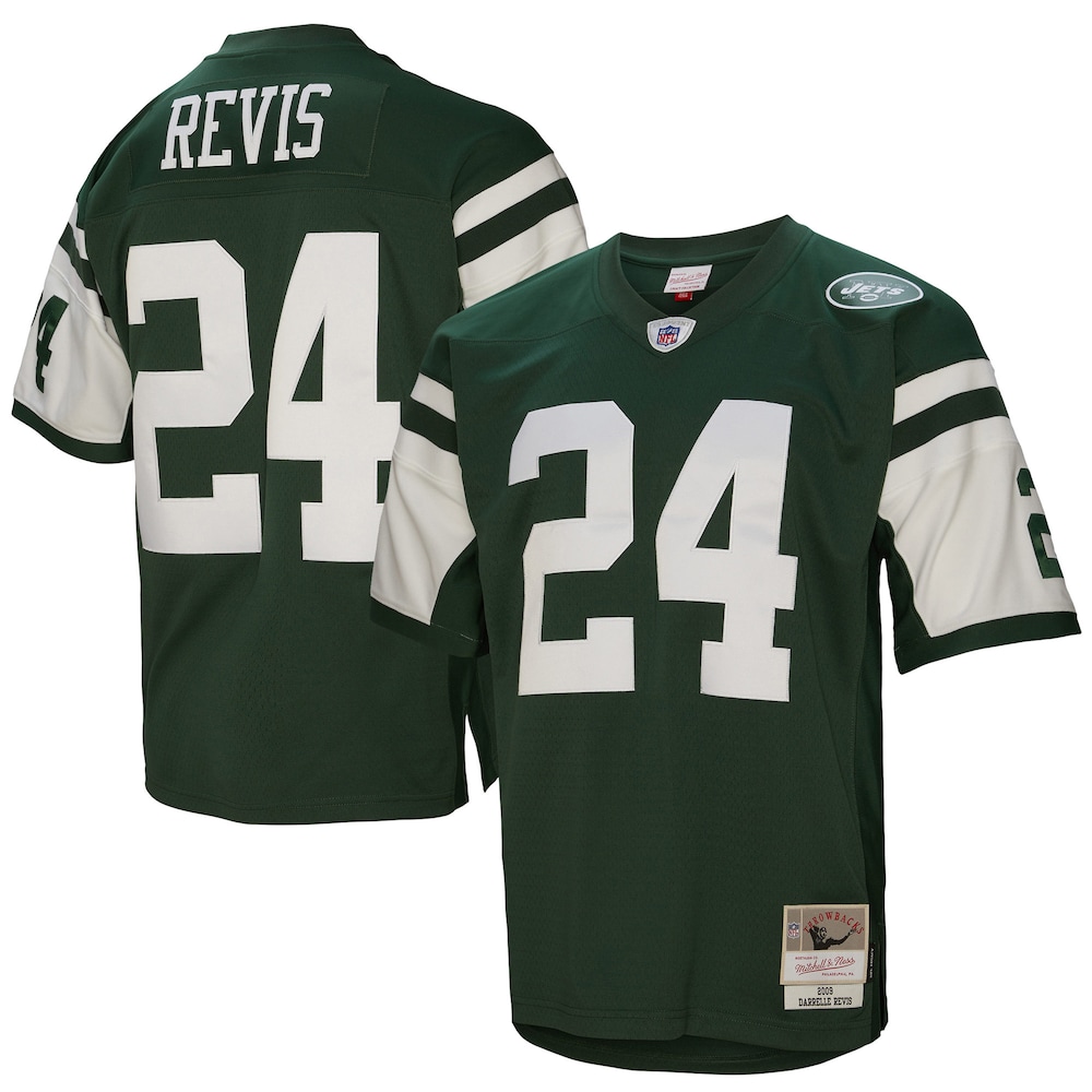 Darrelle Revis New York Jets Mitchell x Ness Legacy Replica Jersey | Green