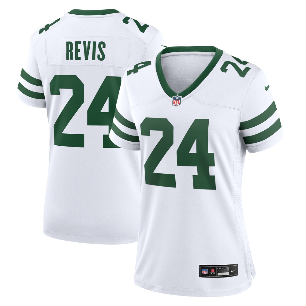 Darrelle Revis New York Jets Nike Women's Legacy Retired Player Game Jersey - White