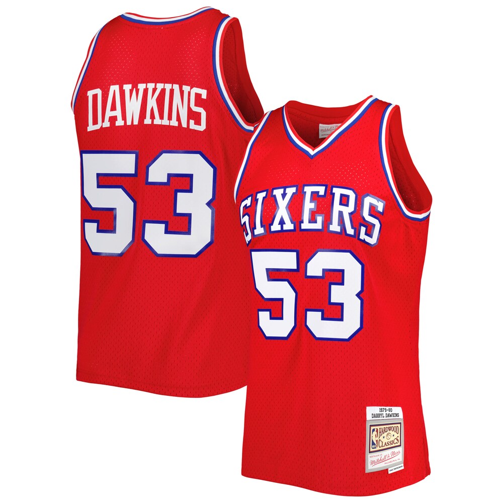 Darryl Dawkins Philadelphia 76ers Mitchell x Ness Hardwood Classics 1979/80 Swingman Jersey | Red