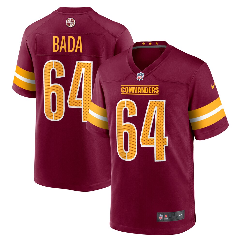 David Bada Washington Commanders  Game Jersey |  Burgundy