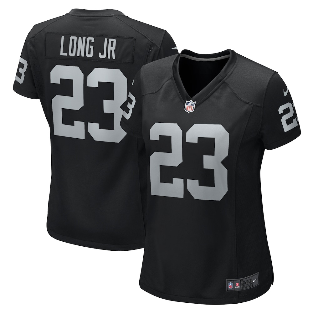 David Long Jr. Las Vegas Raiders Women's Team Game Jersey -  Black