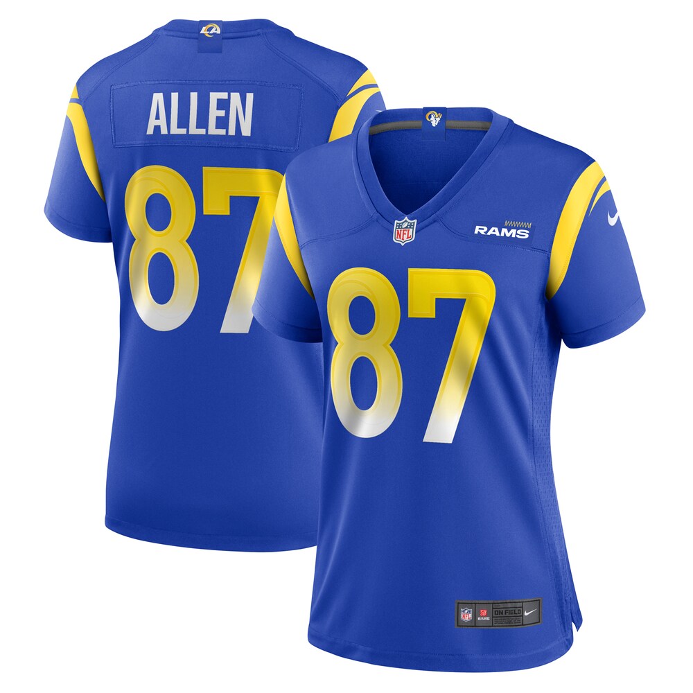 Davis Allen Los Angeles Rams Women's Home Game Jersey | Royal