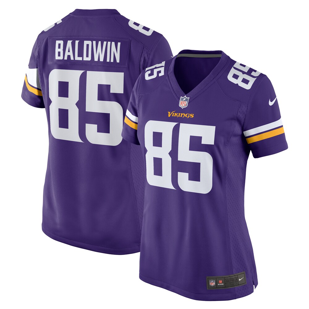 Daylen Baldwin Minnesota Vikings Nike Women's  Game Jersey -  Purple