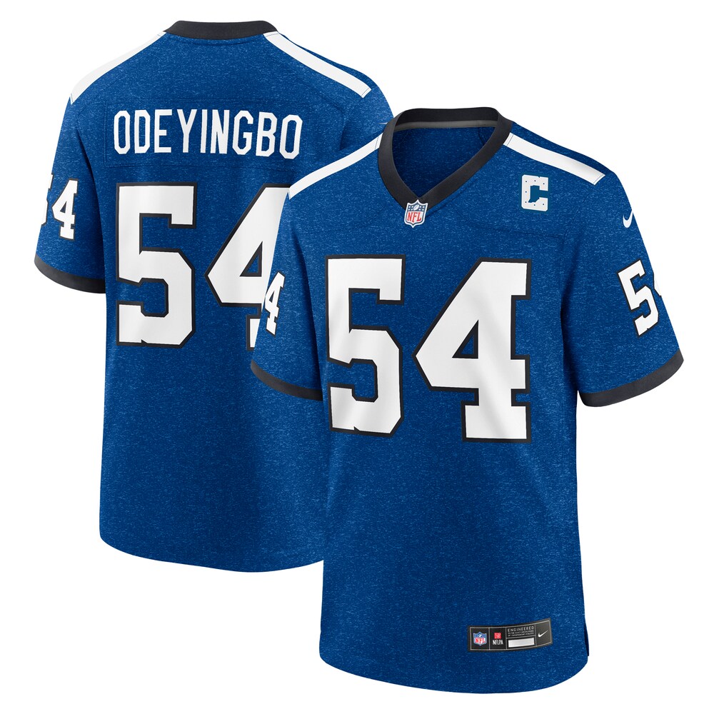 Dayo Odeyingbo Indianapolis Colts Indiana Nights Alternate Game Jersey | Royal