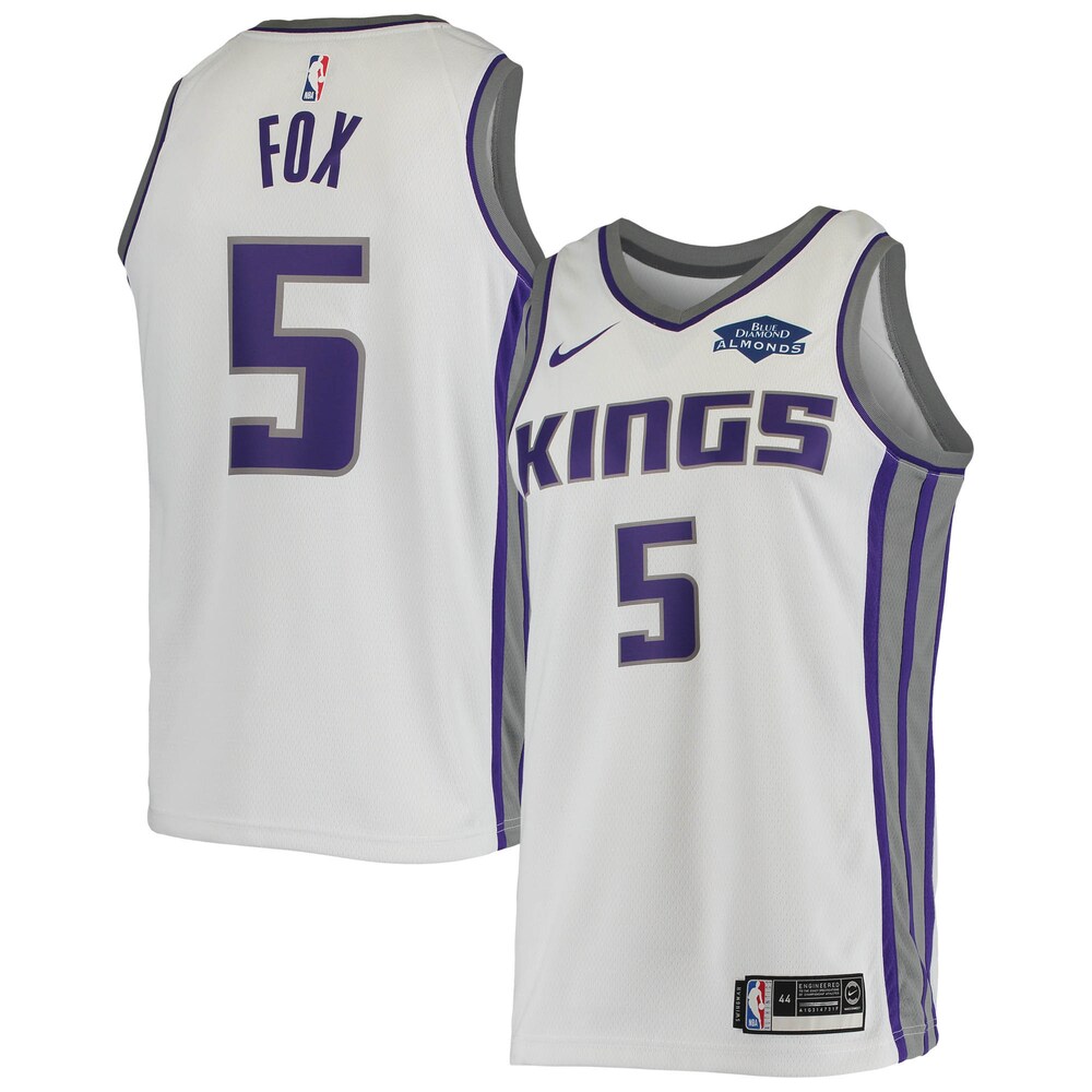 De'Aaron Fox Sacramento Kings Swingman Player Jersey | Association Edition | White