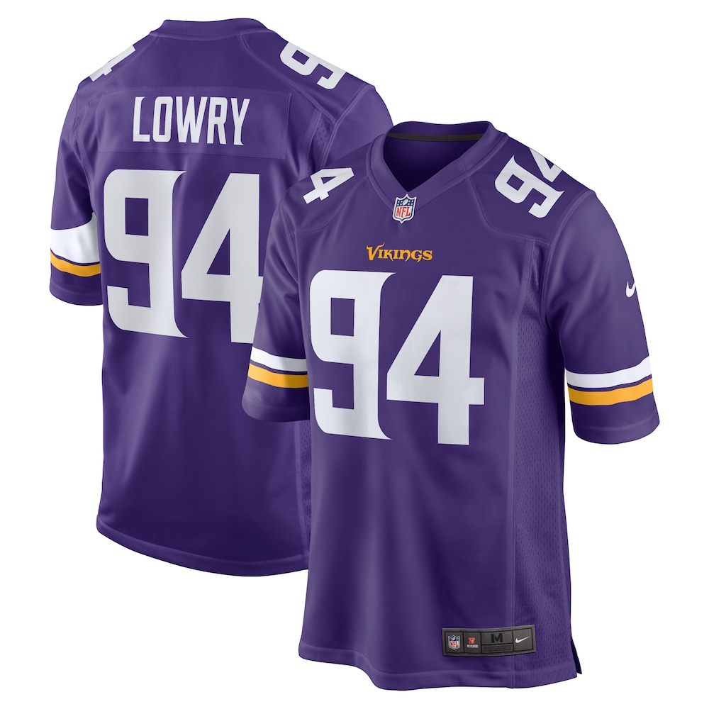 Dean Lowry Minnesota Vikings Game Player Jersey | Purple