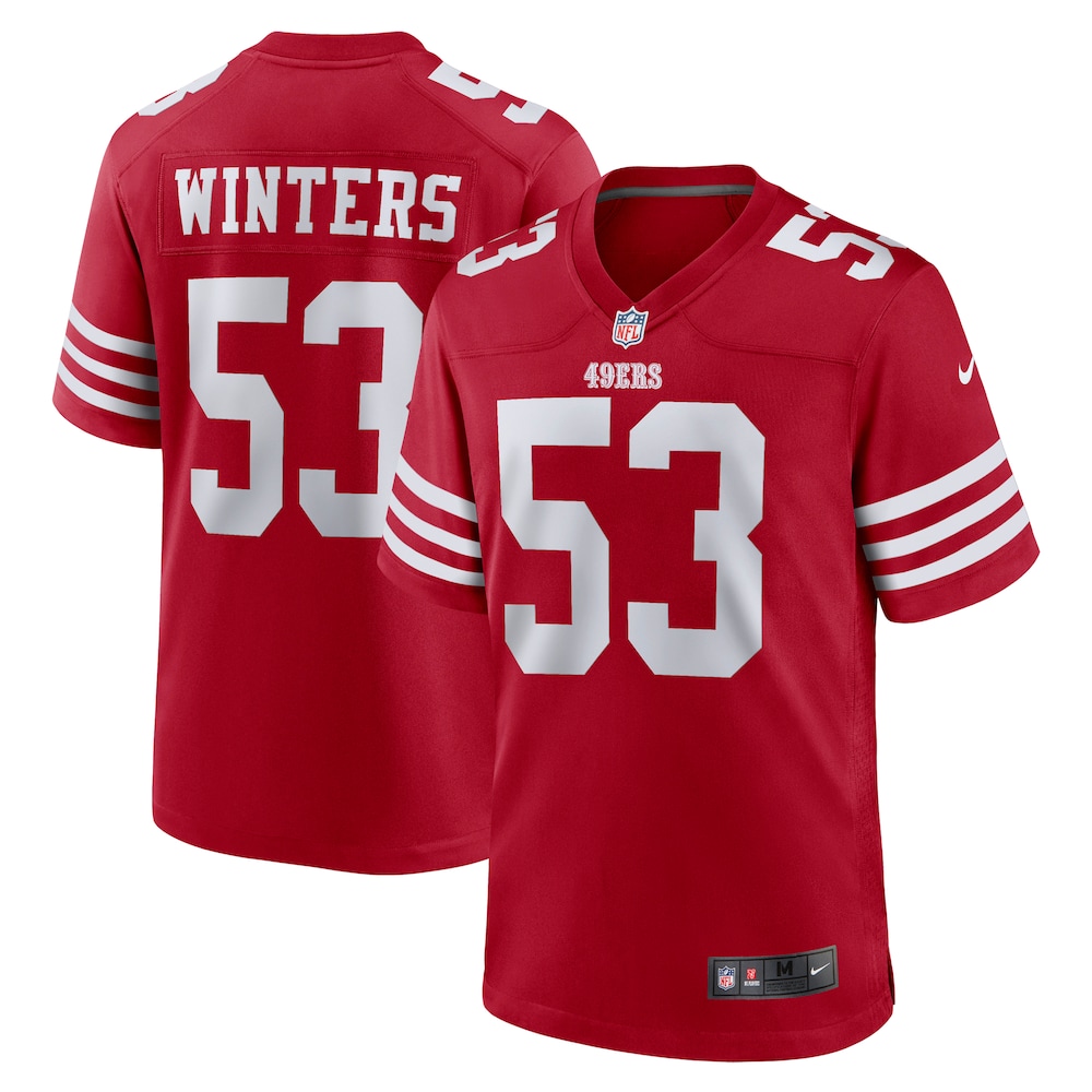 Dee Winters San Francisco 49ers Team Game Jersey - Scarlet