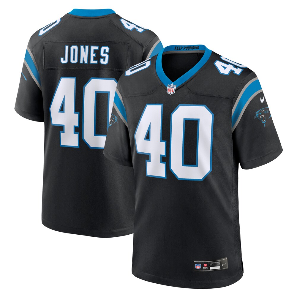 Deion Jones Carolina Panthers Nike  Game Jersey -  Black