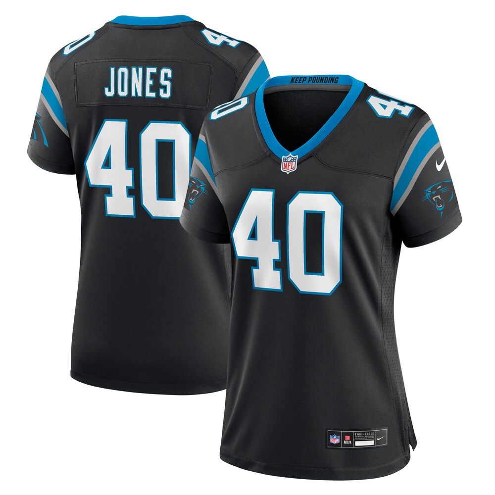 Deion Jones Carolina Panthers Nike Women's  Game Jersey -  Black