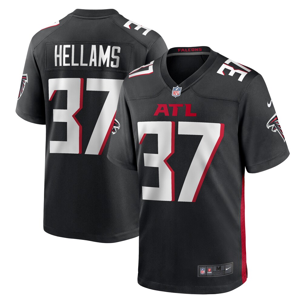 DeMarcco Hellams Atlanta Falcons Nike Team Game Jersey -  Black