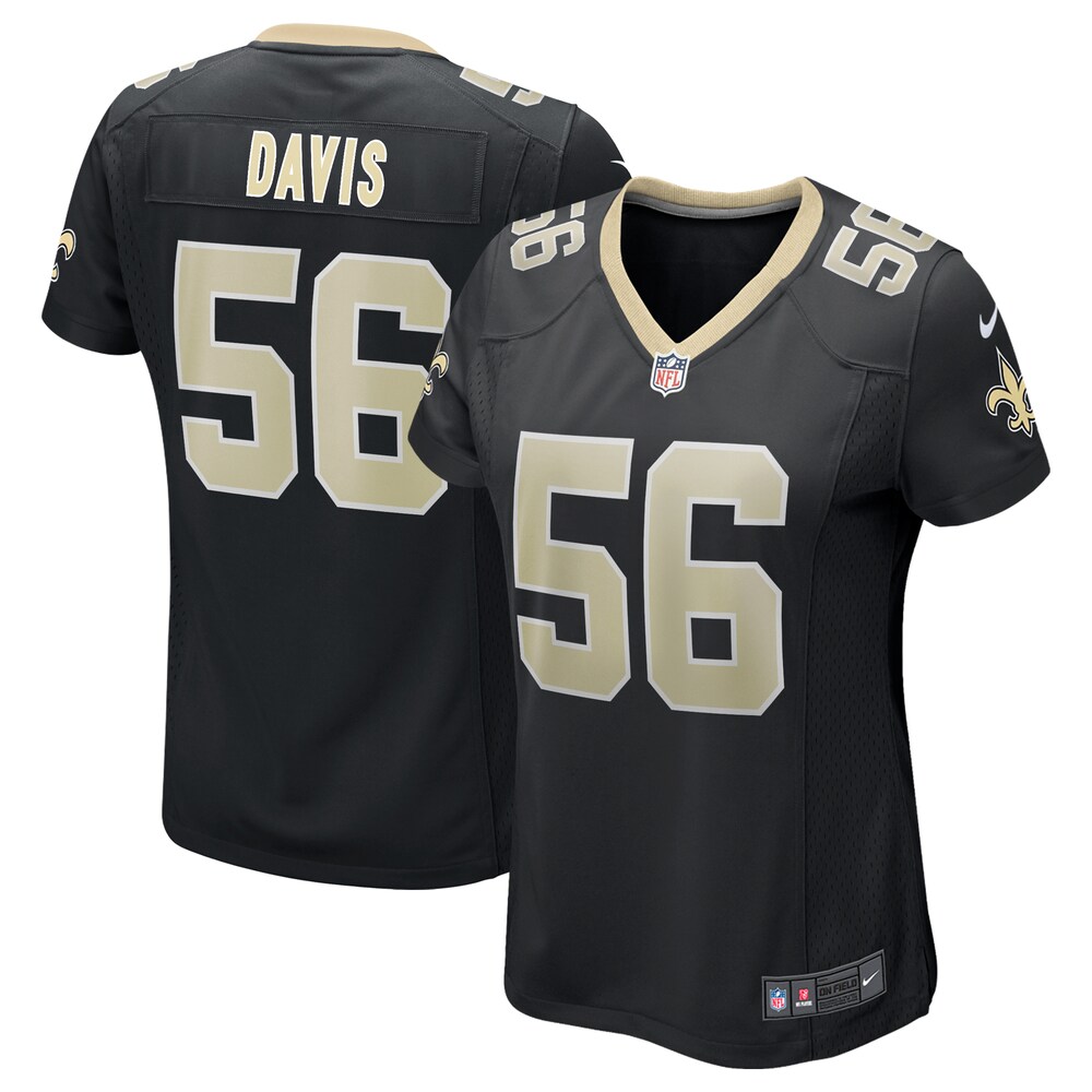 Demario Davis New Orleans Saints Women's Game Jersey | Black