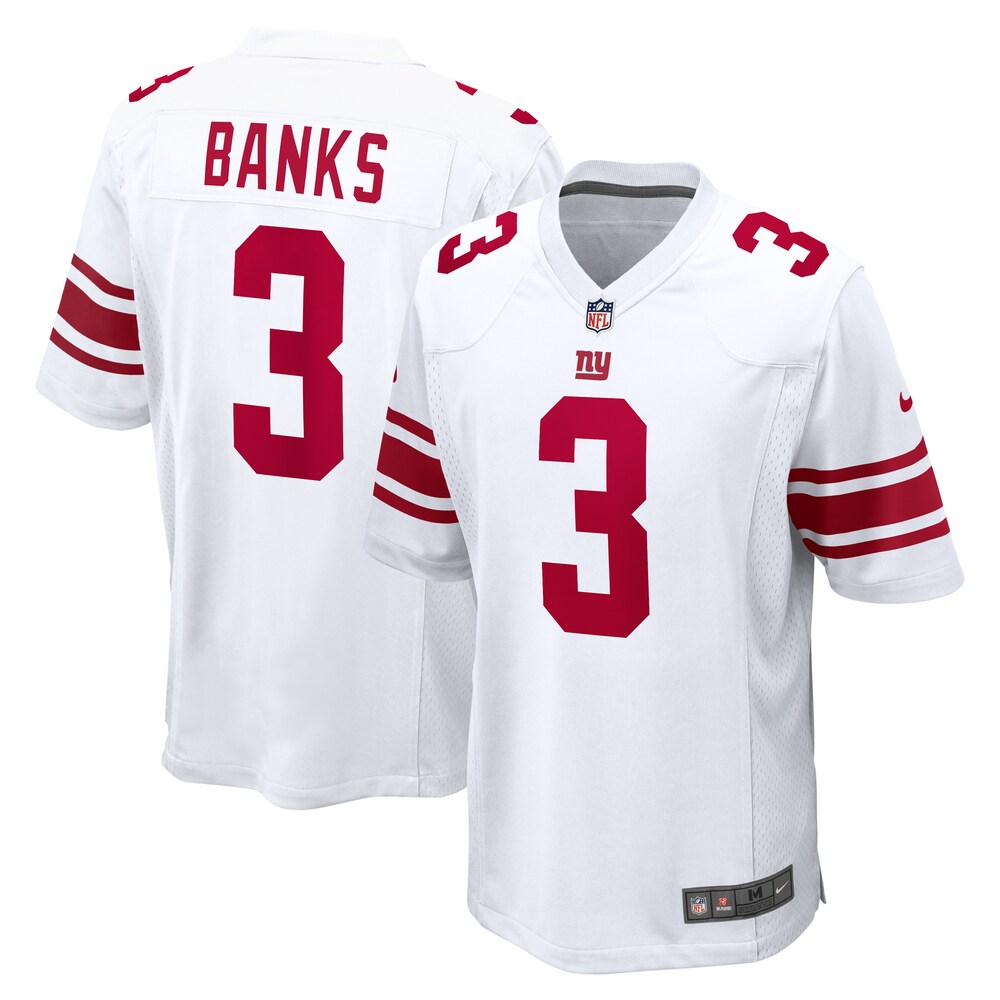 Deonte Banks New York Giants  Game Jersey |  White